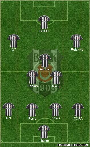 Besiktas JK Formation 2010