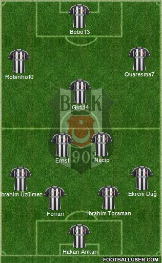 Besiktas JK Formation 2010
