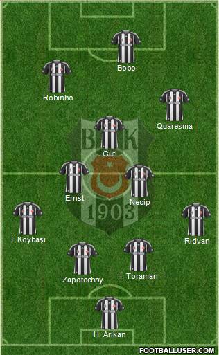 Besiktas JK Formation 2010