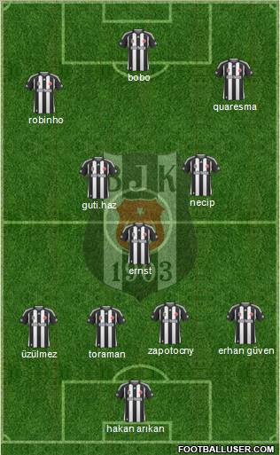 Besiktas JK Formation 2010