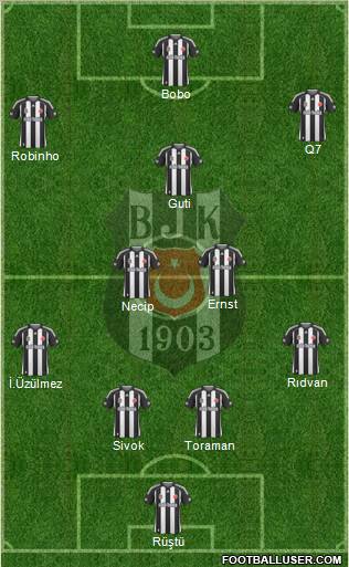 Besiktas JK Formation 2010