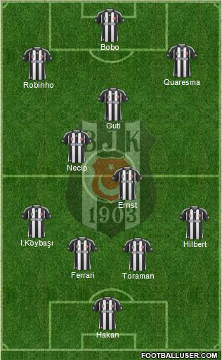 Besiktas JK Formation 2010