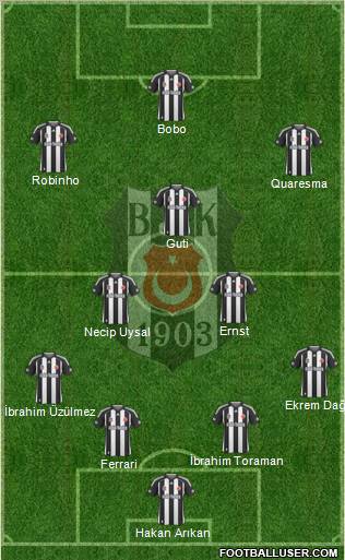 Besiktas JK Formation 2010