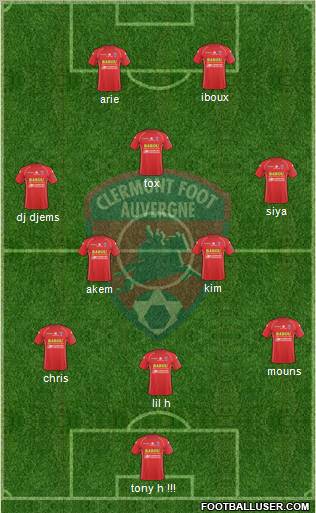 Clermont Foot Auvergne 63 Formation 2010