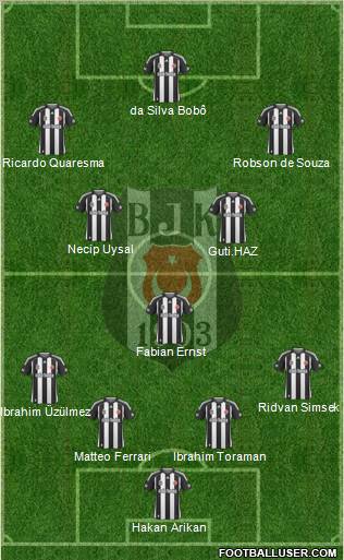 Besiktas JK Formation 2010