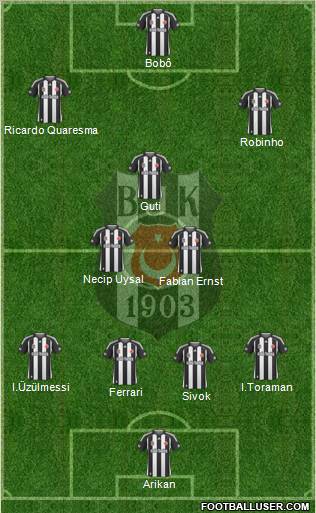 Besiktas JK Formation 2010