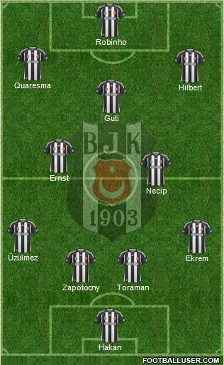 Besiktas JK Formation 2010