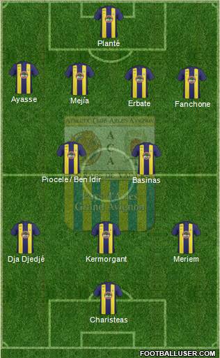 Athlétic Club Arles-Avignon football formation