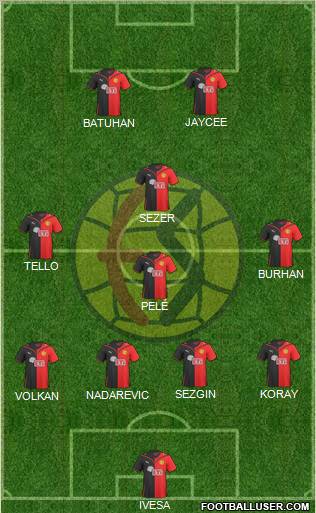 Eskisehirspor Formation 2010