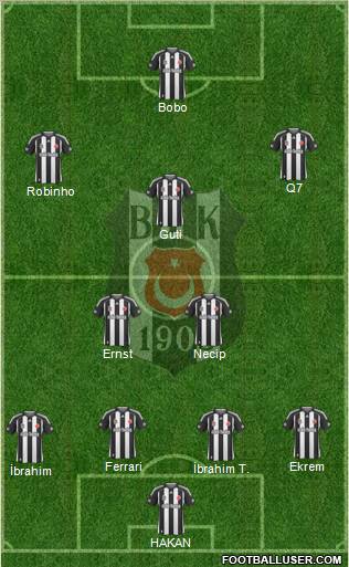 Besiktas JK Formation 2010