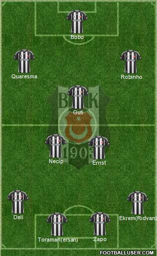 Besiktas JK Formation 2010