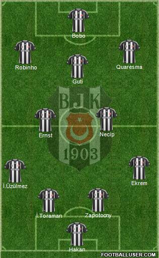 Besiktas JK Formation 2010