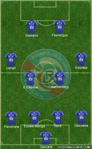 Racing Club de Strasbourg-Football Formation 2010
