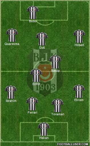 Besiktas JK Formation 2010