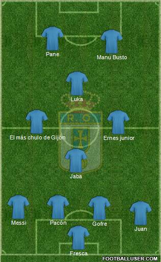 Real Oviedo S.A.D. Formation 2010