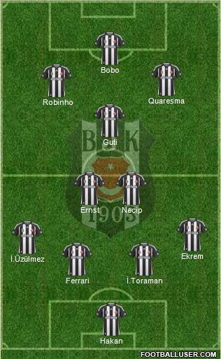 Besiktas JK Formation 2010