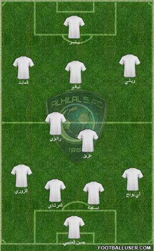 Al-Hilal (KSA) Formation 2010