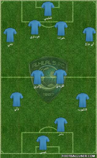 Al-Hilal (KSA) Formation 2010