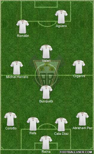 Albacete B., S.A.D. football formation