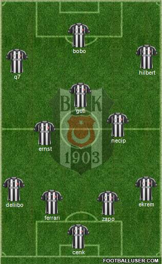 Besiktas JK Formation 2010