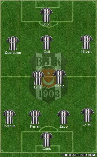 Besiktas JK Formation 2010