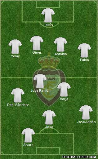 Real Jaén C.F. Formation 2010