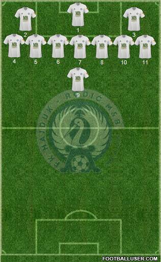 FK Hajduk Rodic MB Kula Formation 2010