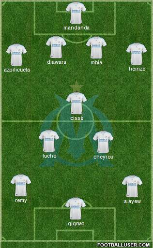 Olympique de Marseille Formation 2010