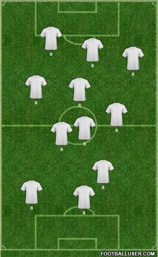 Football Manager Team football formation