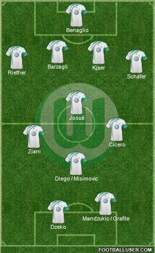 VfL Wolfsburg football formation