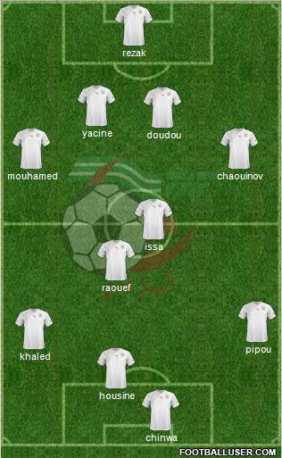 Algeria football formation