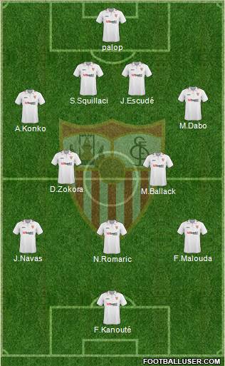 Sevilla F.C., S.A.D. Formation 2010