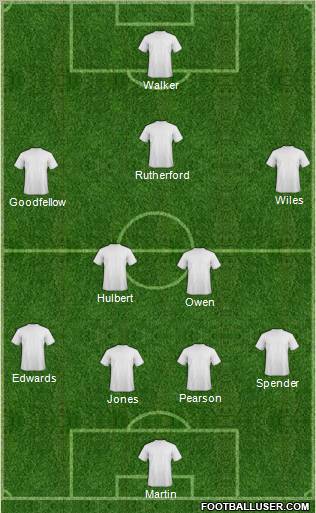 Billericay Town Formation 2010