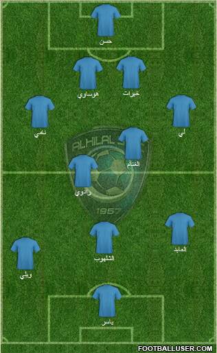 Al-Hilal (KSA) Formation 2010