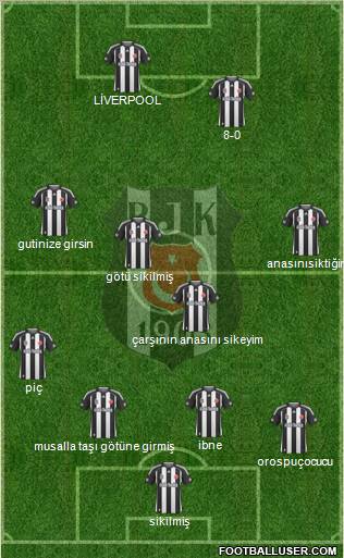 Besiktas JK Formation 2010