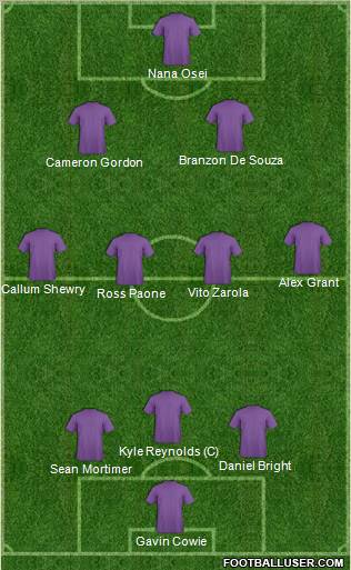 Swindon Town Formation 2010