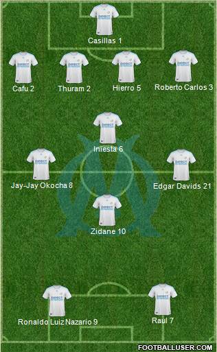Olympique de Marseille Formation 2010