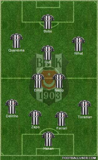 Besiktas JK Formation 2010