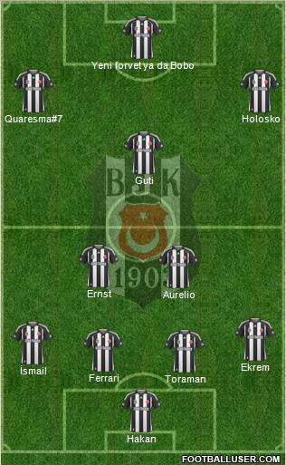 Besiktas JK Formation 2010
