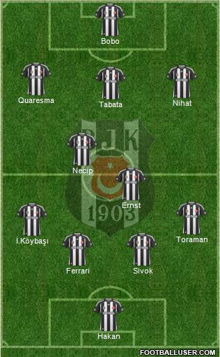 Besiktas JK Formation 2010