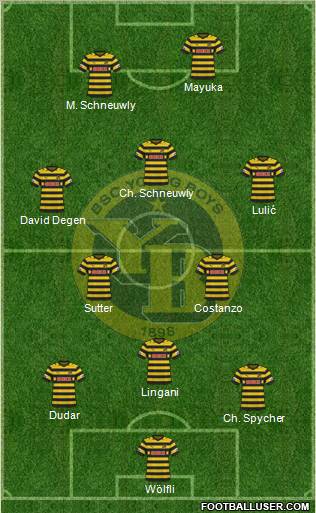 BSC Young Boys Formation 2010