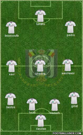 RSC Anderlecht football formation