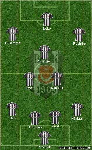 Besiktas JK Formation 2010
