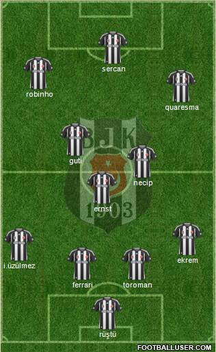 Besiktas JK Formation 2010