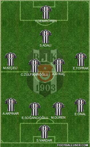 Besiktas JK Formation 2010