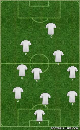 Champions League Team football formation