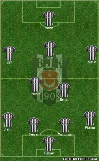 Besiktas JK Formation 2010