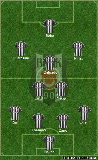 Besiktas JK Formation 2010