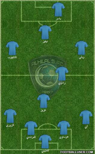 Al-Hilal (KSA) Formation 2010