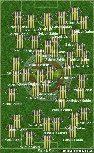 Fenerbahçe SK Formation 2010